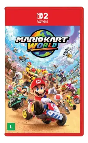 Capa de Jogo Mario Kart World Switch 2 Nintendo