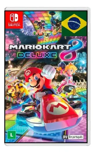 Capa de Mario Kart 8 Deluxe Deluxe Edition Switch Físico