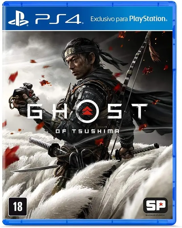 Capa de Ghost Of Tsushima Edição Padrão - PlayStation 4